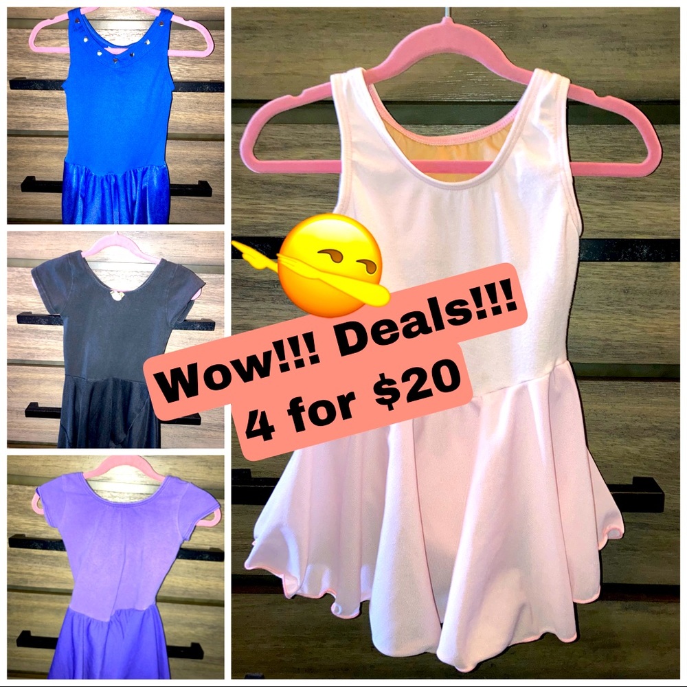 😁WOW!!! DEALS!!!! Ballet / dance leotard bundle / lot